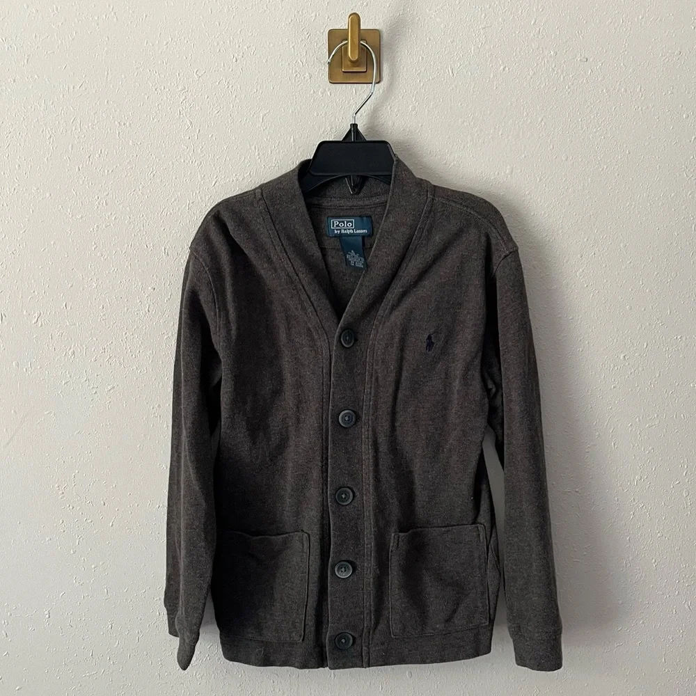 Ralph Lauren Dark Grey Cardigan Child’s Size 6
